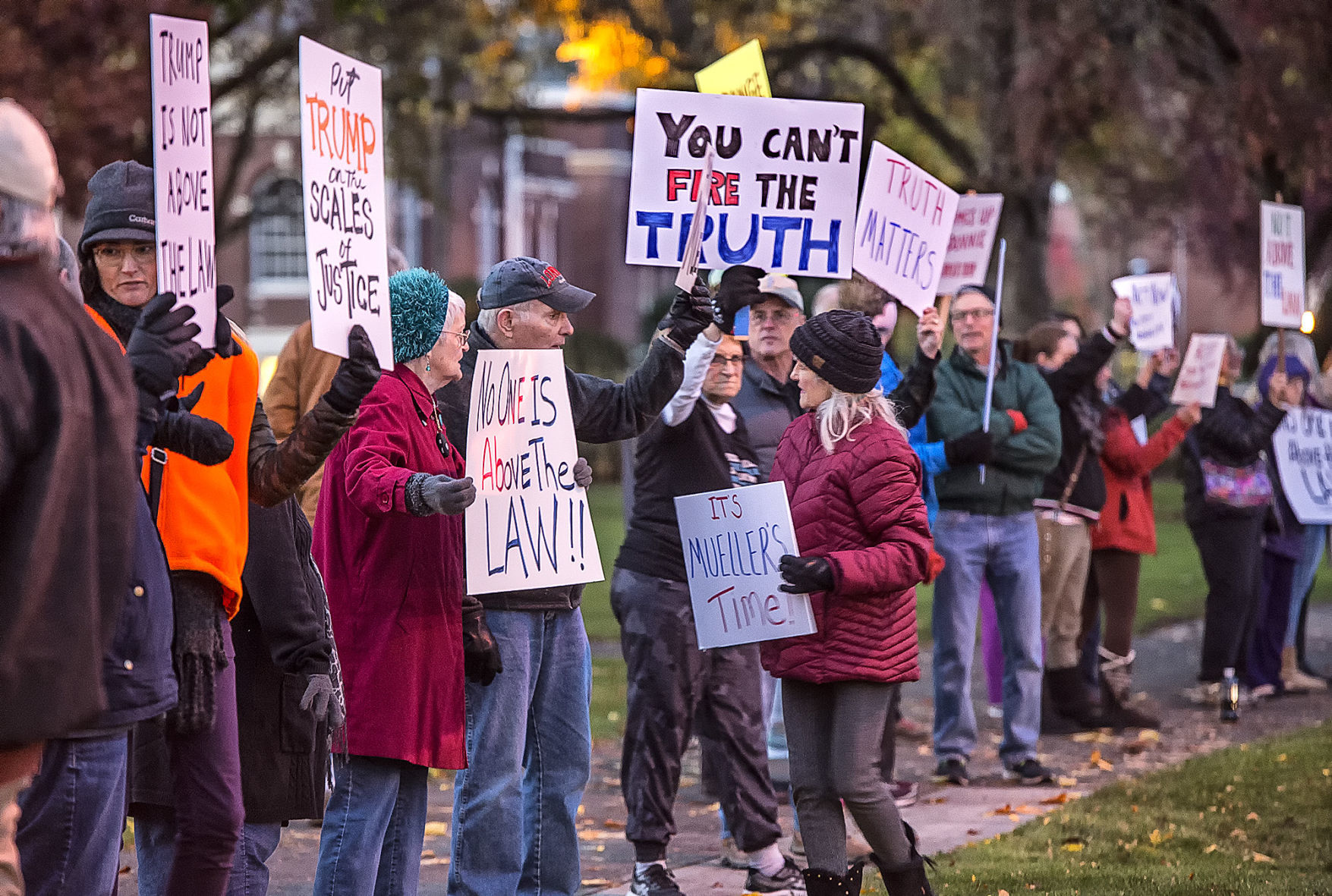 Protesting Sessions firing